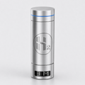 Neravo P2 silver hydrogen water bottle with front 3M display