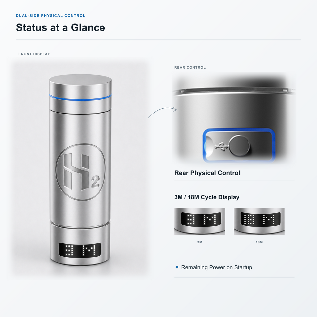 Neravo P2 front status display and rear physical control