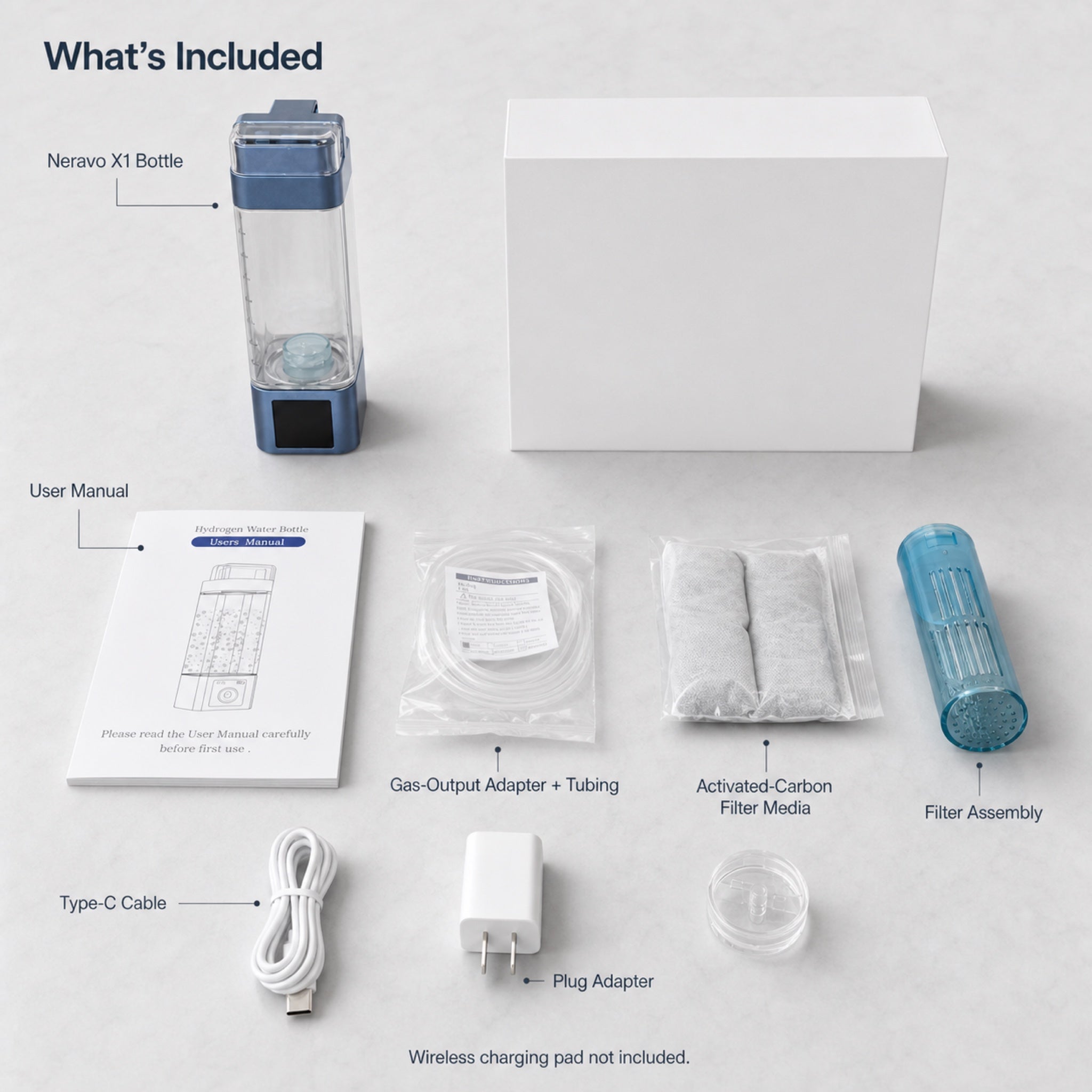 Neravo X1 Hydrogen Water Bottle