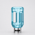 Neravo E2 aqua-blue 1500 ml hydrogen water bottle with integrated handle and 5M display